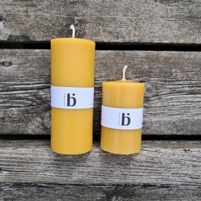 Bloklys af bivoks 14 cm