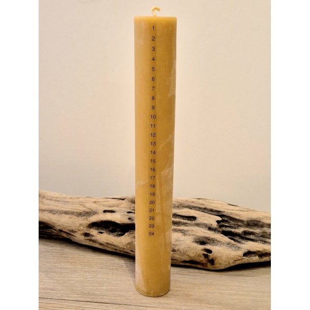 Blok Kalenderlys i bivoks