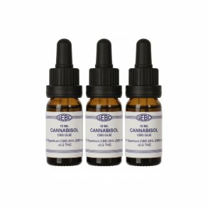 3 stk. Gebo kologisk CBD Olie 20% Med THC (≤0,2%) FULL SPECTRUM
