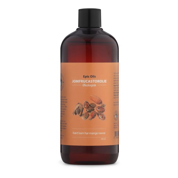 Epic Oils Jomfrucastorolie  kologisk (500ml)