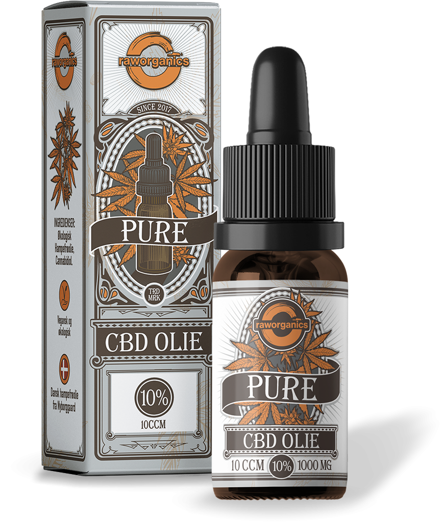 Raw Organics CBD Olie 10% uden THC