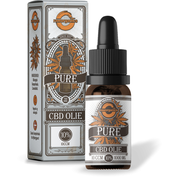 Dansk Raw Organics  CBD Olie (10% / 1000mg / 0.0 % THC) Broad Spectrum