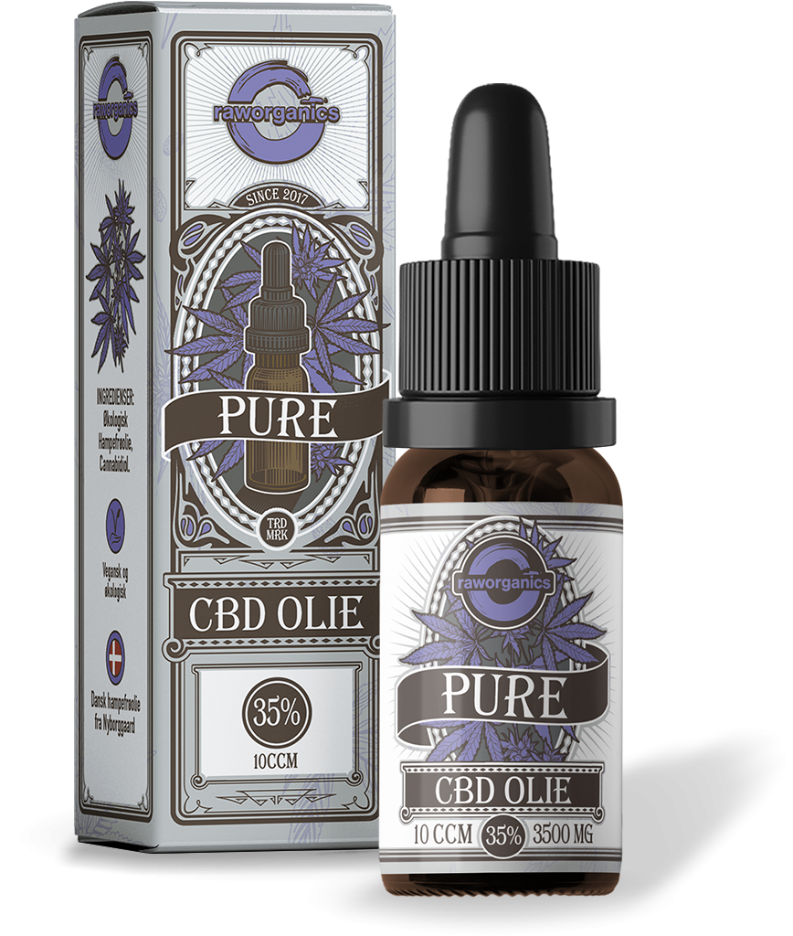 Raw Organics CBD Olie 35% uden THC 
