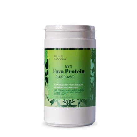Green Goddess Pure Power Fava Proteinpulver (400 g)