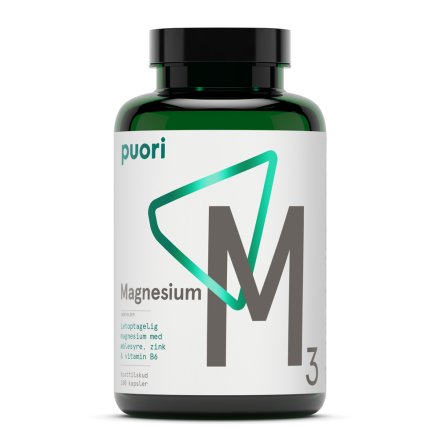 Puori M3 Vegansk Magnesiumkompleks (180 kapsler)