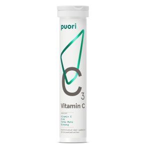 Puori C3  Naturlig, boblende vitamin C drik (20 tabl.)