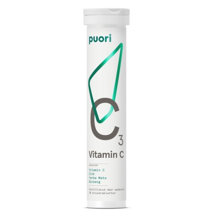 Puori C3 C-vitamin Brusetabletter (20 stk.)