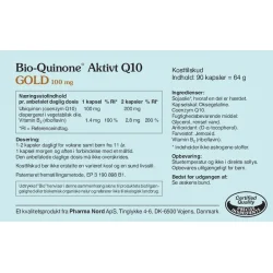 Pharma Nord Bio-Quinone Aktivt Q10 100mg  (90 kapsler)