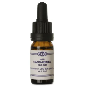 Gebo kologisk CBD Olie 20% Med THC (≤0,2%) FULL SPECTRUM