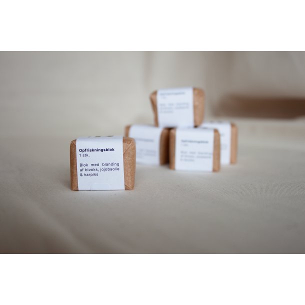 Opfriskningsblok til bivokswrap