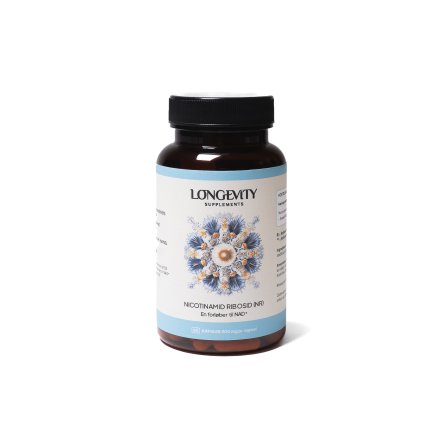 Longevity Supplements NR(C) Nikotinamid Ribosid 300 mg (60 kapsler)