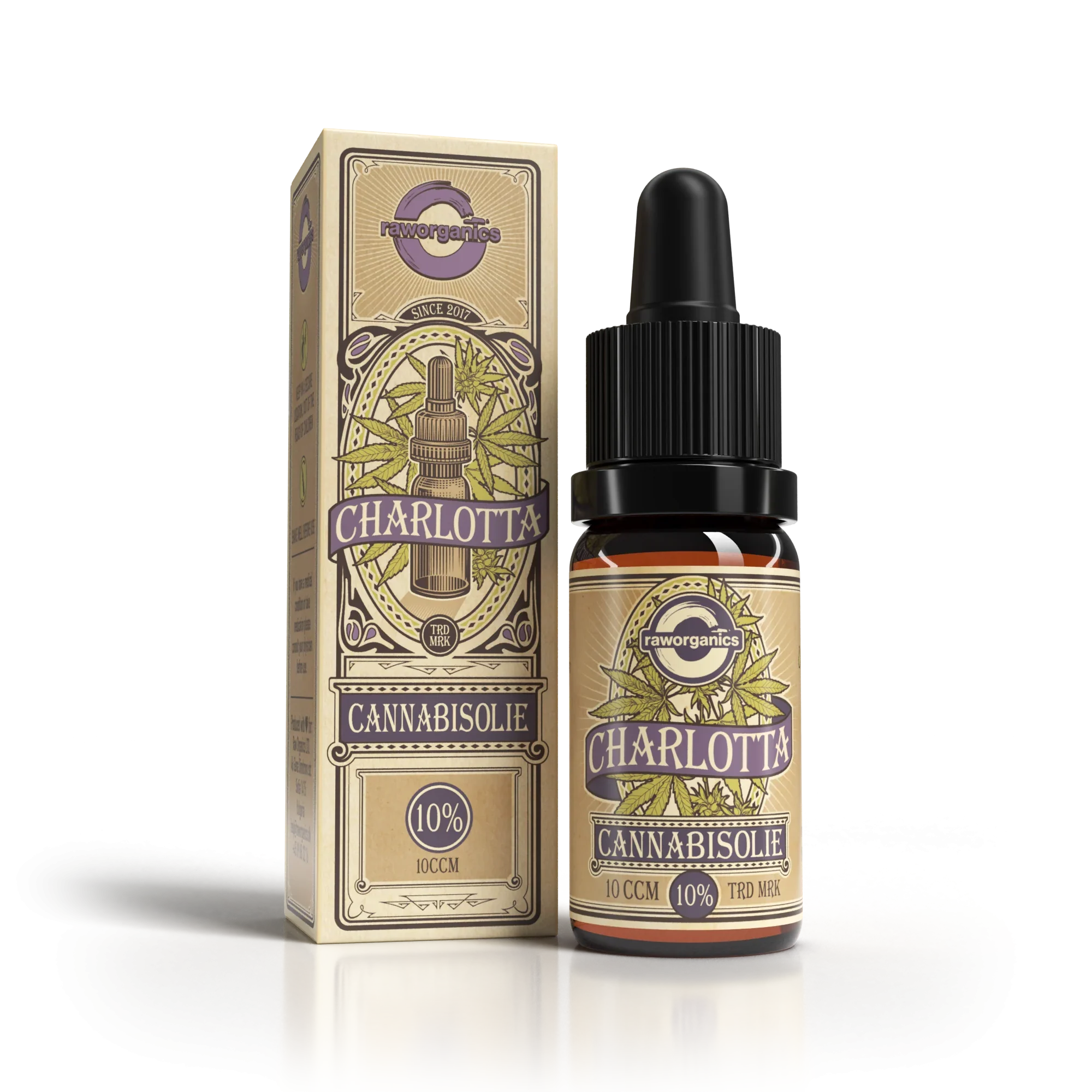 Raw Organics Charlotta CBD Olie 10% med THC