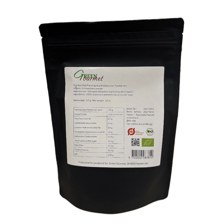 KaLOHAS Dansk �kologisk Gr�nk�lspulver (120 g)