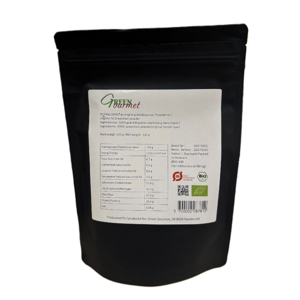 KaLOHAS� � Dansk �kologisk Gr�nk�lspulver (120 g)