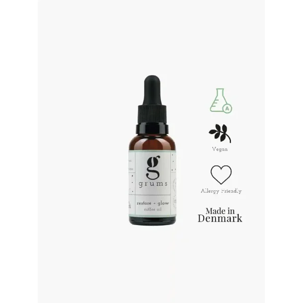 Grums restore + glow coffee oil 15ml
