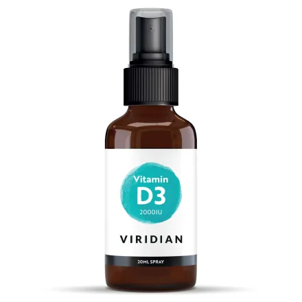 Viridian Nutrition D3 Vitamin Spray 2000IU (20 ml)