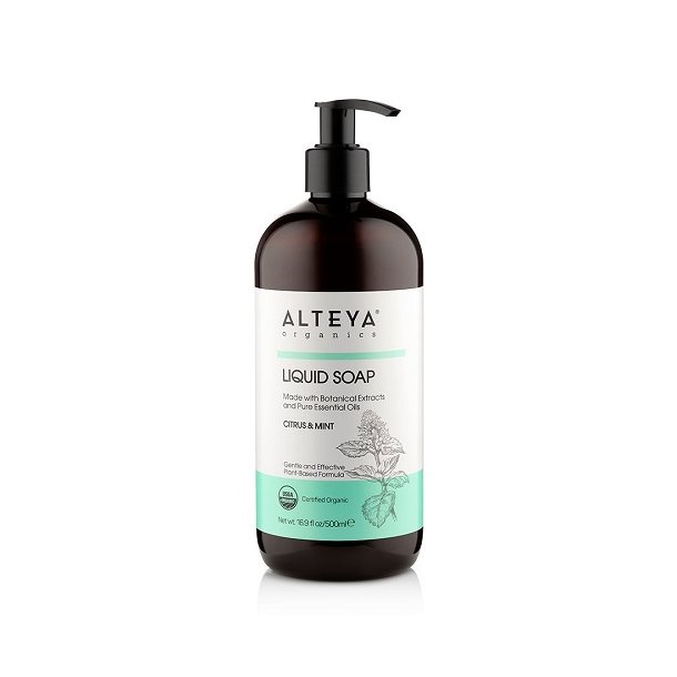 Alteya Organics - �kologisk Flydende S�be - Citrus &amp; Mint (500ml)