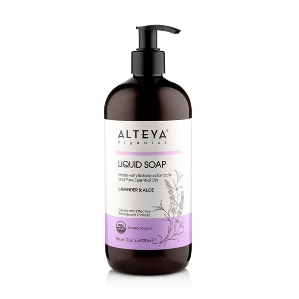 Alteya Organics - �kologisk Flydende S�be - Lavender &amp; Aloe (500ml)