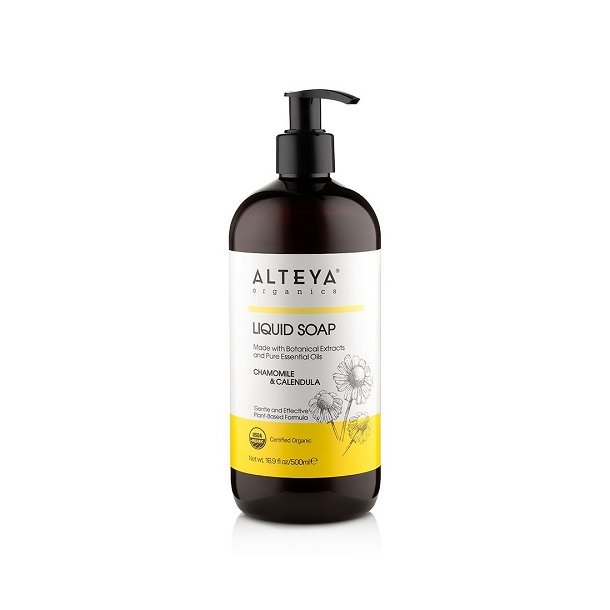 Alteya Organics - �kologisk Flydende S�be - Chamomile &amp; Calendula (500ml)