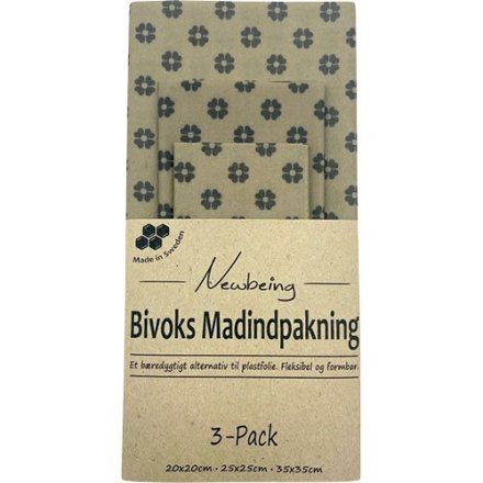 Newbeing Bivoks Madindpakning Beige (3-pak) 