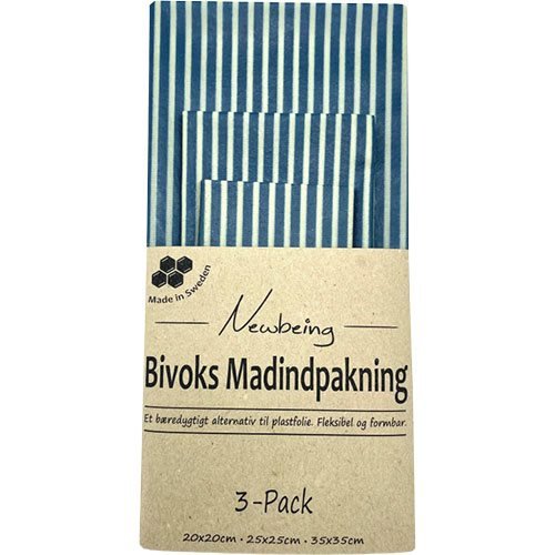 Newbeing Bivoks Madindpakning Bl� (3 pak)