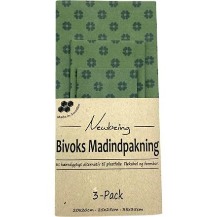 Newbeing Bivoks Madindpakning Gr�n (3-pak)