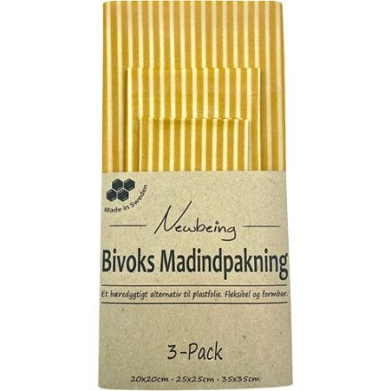 Newbeing Bivoks Madindpakning Gul (3-pak) 