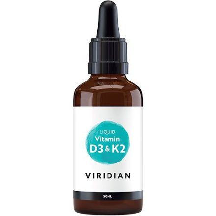 Viridian Nutrition D3 & K2 Vitamin Flydende (50 ml)