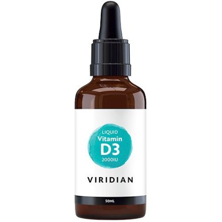 Viridian Nutrition D3 Vitamin Flydende 50 �g / 2000 IU (50ml)