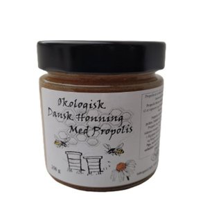 kologisk Dansk Honning med propolis (250g)