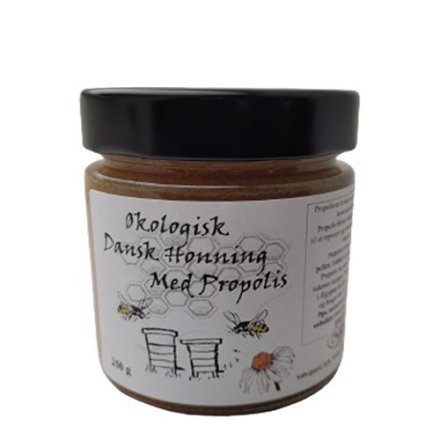 �kologisk Dansk Honning med propolis (250g)