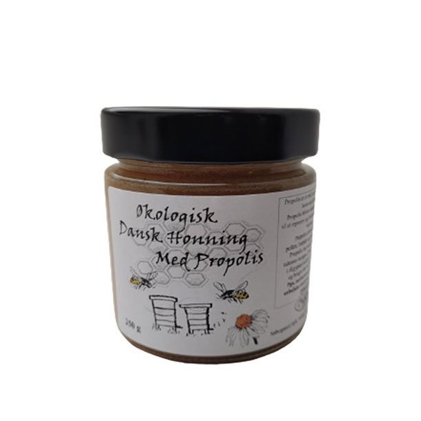 kologisk Dansk Honning med propolis (250g)