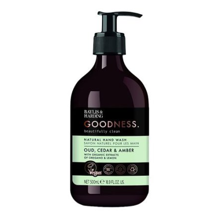 Baylis & Harding Goodness Oud, Cedar & Amber Hand Wash (500 ml)