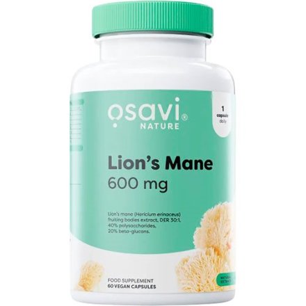 Osavi Lion's Mane 600 mg (60 kapsler)