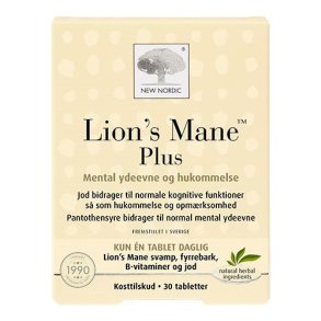 Lion's Mane Plus (30 tabletter)