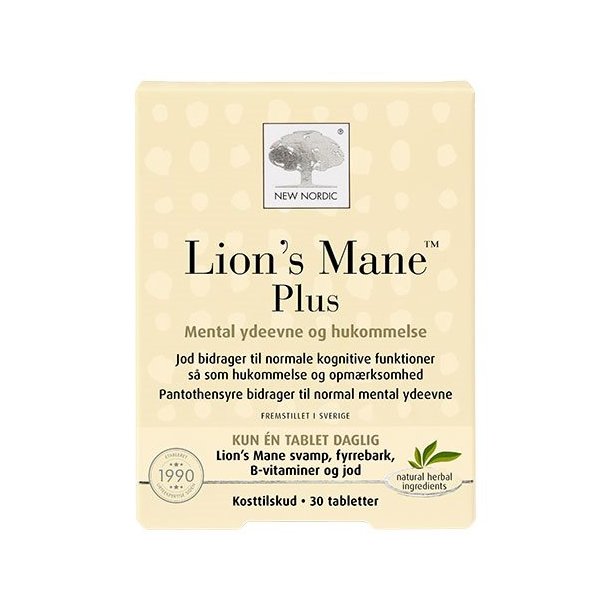 Lion's Mane Plus (30 tabletter)