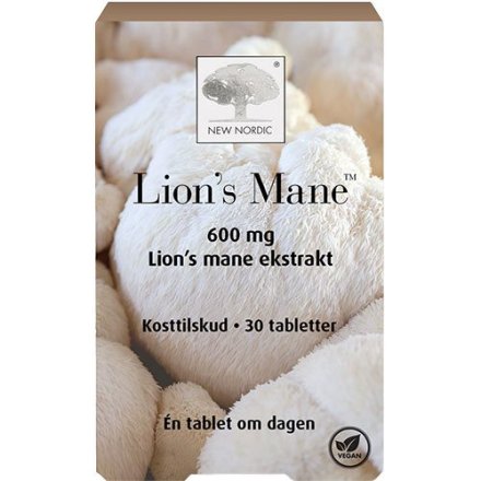 New Nordic Lion's Mane (30 tabletter)