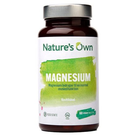 Nature's Own Magnesium Food State 100 mg (60 tabletter) 