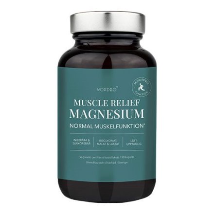 NORDBO Muscle Relief Magnesium (90 kapsler)