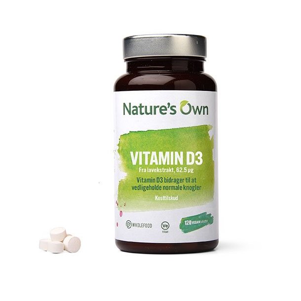 Vegansk Vitamin D3 (120 tabletter)
