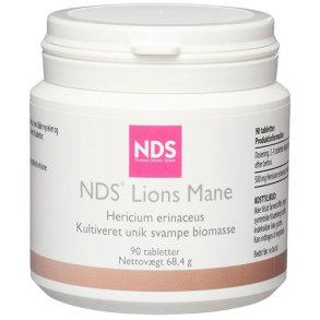 NDS Lions Mane (90 tabletter)