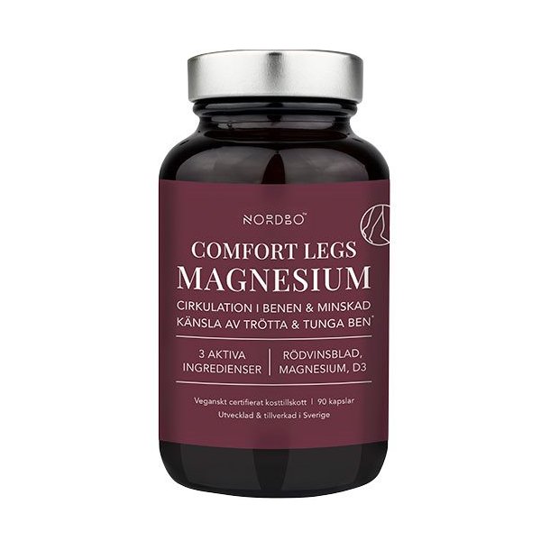 Nordbo Comfort Legs Magnesium 90 kap