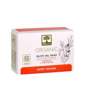 Organic Olive Oil Soap Orange  (80g)