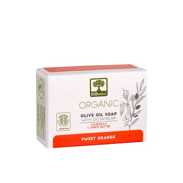 Organic Olive Oil Soap Orange  (80g)