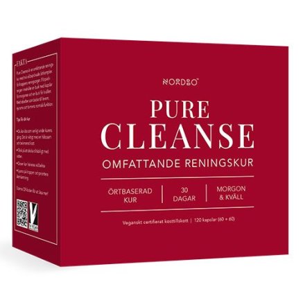NORDBO Pure Cleanse 30-dages kur (120 kapsler)