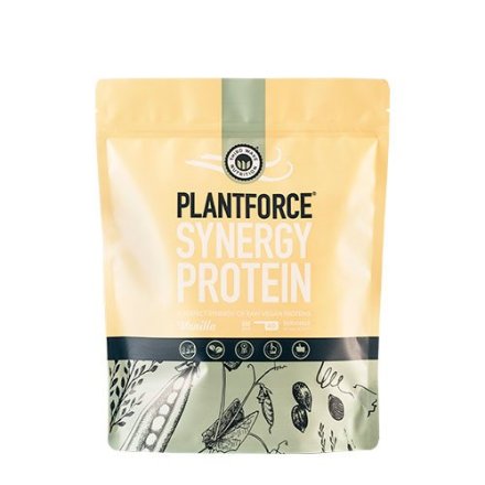 Plantforce Synergy Proteinpulver Vanilje (800g)