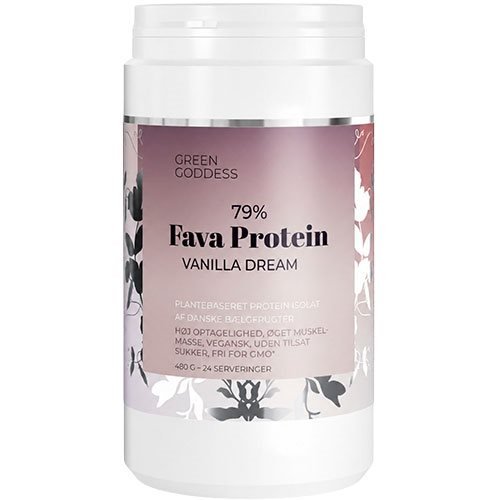 Vanilla Dream Fava Protein � Plantebaseret proteinpulver af danske b�lgfrugter (400g)
