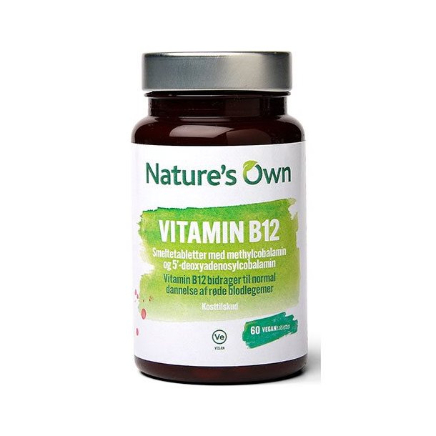 Vitamin B12 Vegan smeltetablet 1000 ug (60 tabletter)